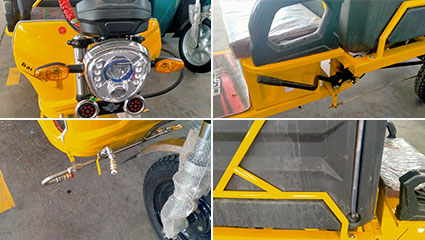 經(jīng)濟(jì)型高壓清洗車BY-C5車輛配置