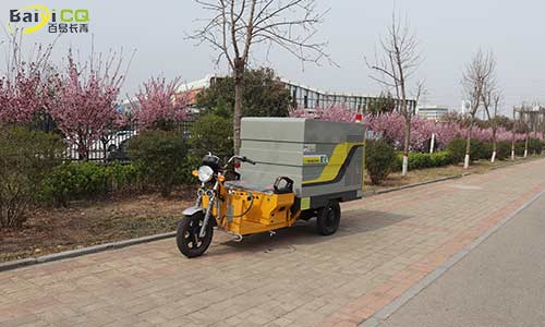 小型電動高壓清洗車道路環境治理好幫手