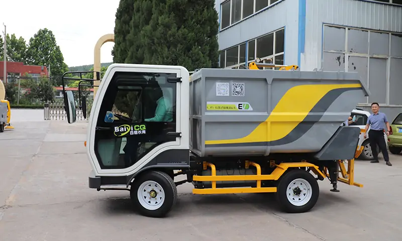 綠色未來：純電動后裝式垃圾車為物業景區廠區垃圾轉運帶來便捷與環保！
